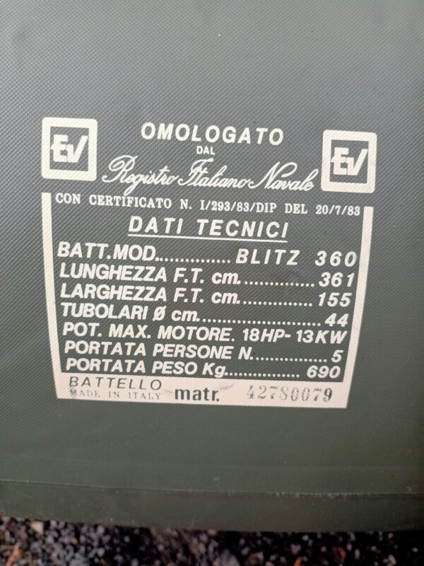 Ponton Blitz 360 twarde dno