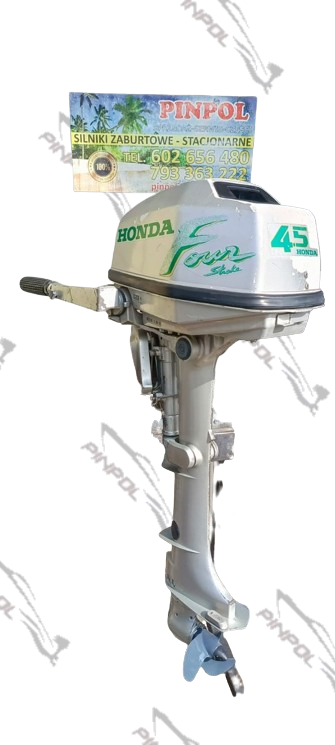 Silnik zaburtowy Honda 4.5 KM stopa L rumpel