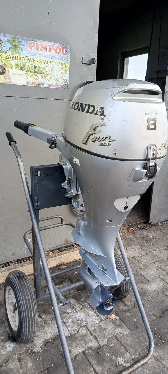 Silnik zaburtowy Honda 8KM stopa S Rumpel