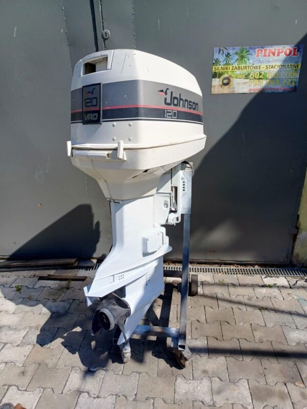 silnik zaburtowy JOHNSON 120KM V4 VRO komplet stopa L