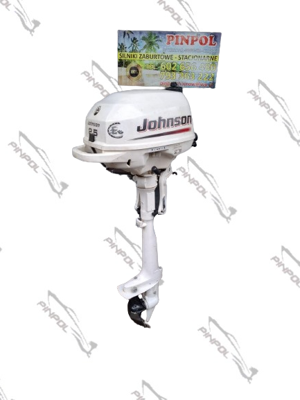 Silnik zaburtowy Johnson 2.5KM stopa S rumpel 4-suw