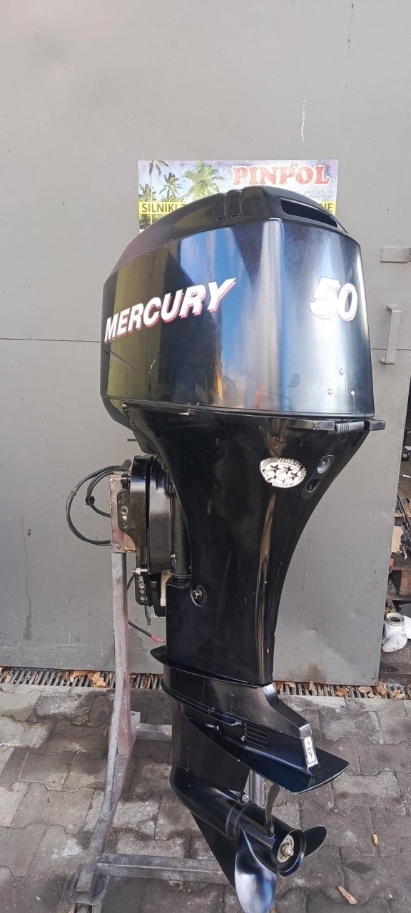 Silnik zaburtowy MERCURY 50 KM wtrysk L stopa manetka power trim
