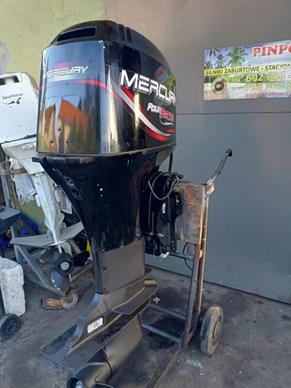 Silnik zaburtowy MERCURY 60 KM wtrysk L stopa manetka power trim