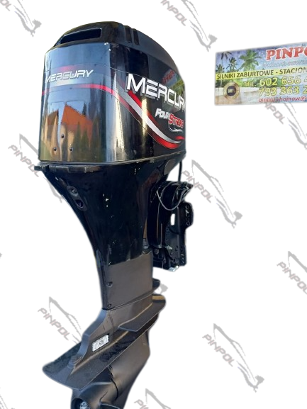 Silnik zaburtowy MERCURY 60 KM wtrysk L stopa manetka power trim