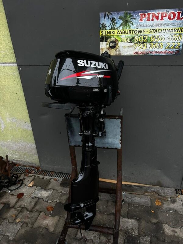 Silnik zaburtowy Suzuki 6 KM stopa L rumpel