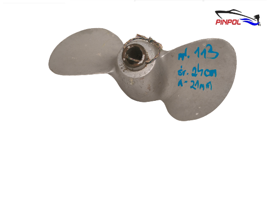 Śruba napędowa dwu płatowa aluminiowa nr.113