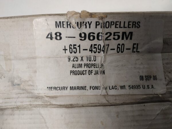 Śruba napędowa Mercury 9 1/4 R10 nr.41